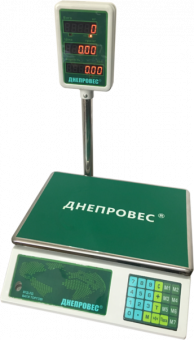 картинка Весы торговые со стойкой ВТД-ЛД от интернет магазина Radiovip