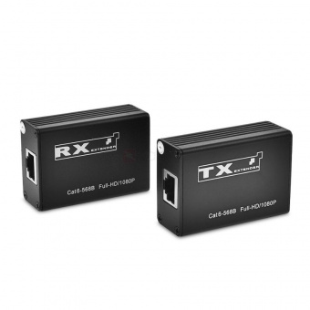 картинка Устройство передачи HDMI по кабелю витая пара 30 м M-HD30 от интернет магазина Radiovip