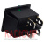 картинка Переключатель широкий с подсв. IRS-201-1С ON-OFF, 4pin, 15A, зелёный от интернет магазина Radiovip