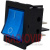 картинка Переключатель с подсветкой IRS-201-3C3 ON-OFF, 4pin, 12V, 35А, синий от интернет магазина Radiovip