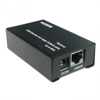 картинка Устройство передачи HDMI по кабелю витая пара 100-120 м HDR-EXN с ИК от интернет магазина Radiovip