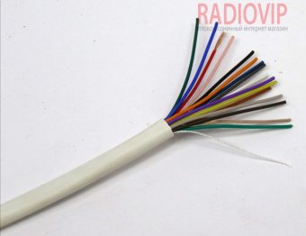 картинка Кабель сигнал. VKcable 16жил без экрана 16Cх(7х0,22мм)CCA, белый, 100м от интернет магазина Radiovip