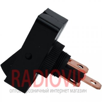 картинка Переключатель ASW-11-102 ON-ON, 3pin, 12V, 20А, чёрный от интернет магазина Radiovip
