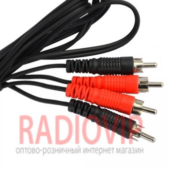 картинка Шнур соединительный 2RCA х 2RCA  1,8м. JAPAN от интернет магазина Radiovip