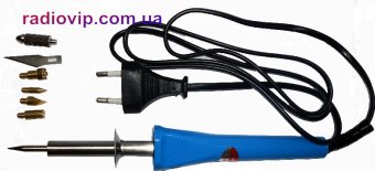 картинка Паяльник-выжигатель ZD-707A 220V/30W +6 насадок, арт. ZD-707A 30W от интернет магазина Radiovip