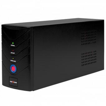 картинка ИБП LogicPower 650VA, 2 евророзетки, 5 ступ. AVR, 7.5Ач12В, мета от интернет магазина Radiovip