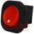 картинка Переключатель круглый п/винт MRS-101-7С ON-OFF, 2pin, 6A, 220V, красный от интернет магазина Radiovip