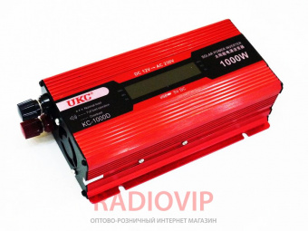 картинка Инвертор 12-220 KC-1000D 1000W с LCD дисплеем от интернет магазина Radiovip