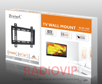картинка Кронштейн для ТВ Brateck KL22-22F от интернет магазина Radiovip