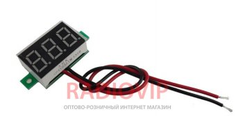 картинка Вольтметр XH-B102 2,5-30 В (зеленые цифры) от интернет магазина Radiovip