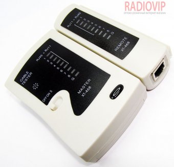 картинка Кабельный тестер витой пары XT-468 от интернет магазина Radiovip