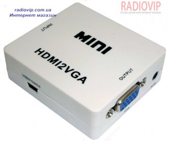 картинка Конвертор HDMI в VGA (HD-VGAmn) от интернет магазина Radiovip