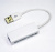 картинка Контроллер USB 2.0 to Ethernet-Сетевой адаптор 10/100Mbps c проводом Q100 от интернет магазина Radiovip