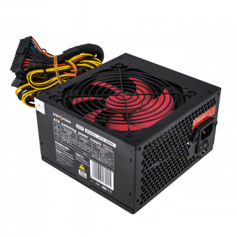 картинка Блок питания ATX-500W, 12см, BLACK от интернет магазина Radiovip