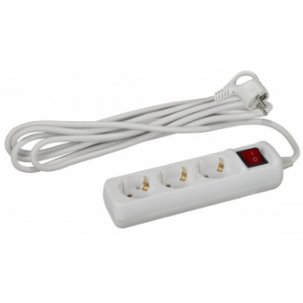 картинка Удл. cет. 5 м с выкл. и заземлением ( 3 Гн. )3GX1.0MM2 DG-D03KA (5M) от интернет магазина Radiovip