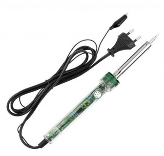 картинка Паяльник BAKU BK-456 c регул. температуры, 60W, 200- 450°C, прозрачный от интернет магазина Radiovip