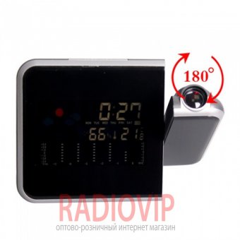 картинка Часы будильник 8190 лазерный проектор от интернет магазина Radiovip