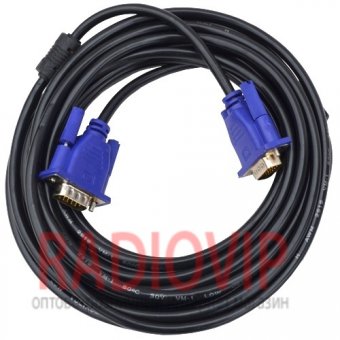 картинка Шнур комп.VGA шт.HDB15pin- шт.HDB15pin, с фильт., 3м от интернет магазина Radiovip