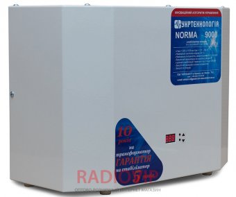 картинка Стабилизатор NORMA 9 кВА от интернет магазина Radiovip