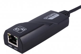 картинка Сетевая карта 3.0 USB - Lan RJ45 черная HY-3001 от интернет магазина Radiovip