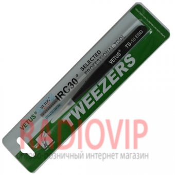 картинка Пинцет радиотехнический ESD, Vetus TS-10 от интернет магазина Radiovip