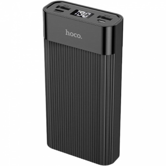 картинка Power Bank 20000 mAh Hoco J85 digital display Black от интернет магазина Radiovip