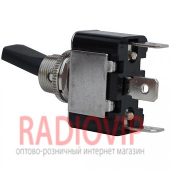 картинка Тумблер с подсветкой ASW-07D-2 ON-OFF, 3pin, 12V, 30А от интернет магазина Radiovip