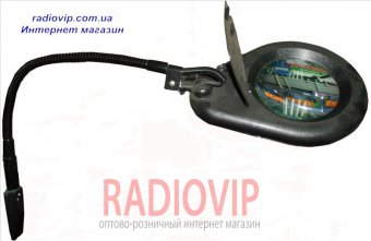 картинка Лупа-лампа с LED подсветкой на струбцине, диопт 5Х, диам-130мм 80LED ZD-129B от интернет магазина Radiovip