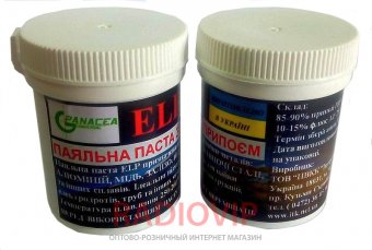 картинка Паяльная паста ELP для пайки любых металлов 150г от интернет магазина Radiovip