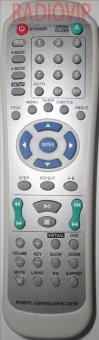 картинка Пульт DVD  ELENBERG/SUPRA  RC-D01GE (корп ELENBERG 010E) как ориг от интернет магазина Radiovip
