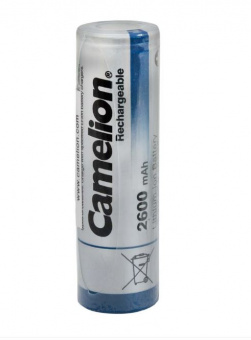 картинка Аккумулятор литий-ионный Camelion 18650 2600mah 3.7V от интернет магазина Radiovip