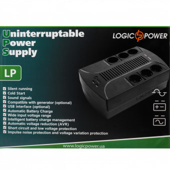 картинка ИБП LogicPower LP 850VA-6PS(595Вт) от интернет магазина Radiovip