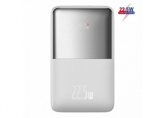 картинка Power Bank 10000 mAh 22.5W — Baseus (PPBD04000) Bipow Pro Digital Display Fast Charge (With Simple Series Charging Cable USB to Type-C 3A 0.3m White) — PPBD040002 White от интернет магазина Radiovip