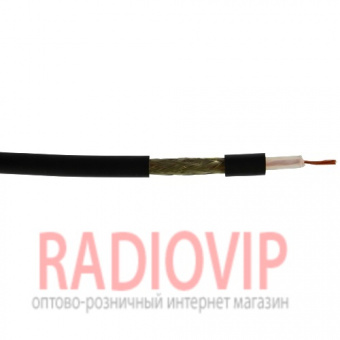 картинка Кабель RG-58C/U CommSpace (19x0,18Сu/120х0,12TCu), диам-5мм,чёрн.,100м от интернет магазина Radiovip