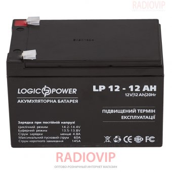 картинка Аккумулятор LP 12 - 12 AH от интернет магазина Radiovip