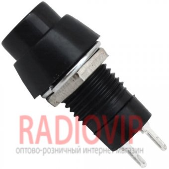 картинка Кнопка PBS-20В без фиксации OFF-(ON), 2pin, 1А 250V, чёрная от интернет магазина Radiovip