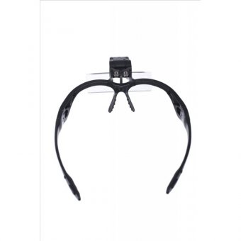картинка Лупа-очки бинокулярная c LED подсветкой 1Х 1.5X 2X 2.5X 3.5 увеличения Magnifier 9892B2 от интернет магазина Radiovip