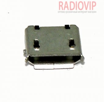 картинка Гнездо micro USB монтажное тип 1 от интернет магазина Radiovip