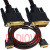 картинка Шнур DVI (шт.- шт.), диам.-6мм, gold, 3м, чёрный от интернет магазина Radiovip