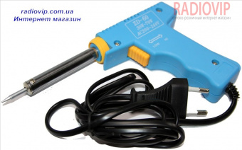 картинка Паяльник (в форме пистолета)  30-70 Wt ZD-60 от интернет магазина Radiovip
