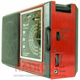картинка Портативный радиоприемник RX 132 радио колонка MP3/WMA от интернет магазина Radiovip