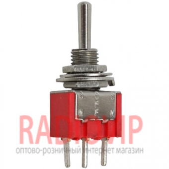 картинка Тумблер MTS-103-A2 (ON-OFF-ON), 3pin, 3A 250VAC от интернет магазина Radiovip