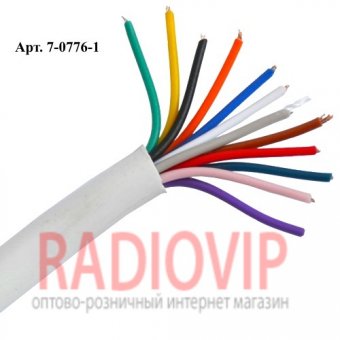 картинка Кабель сигнал. VKcable 12жил без экрана 12Cх(7х0,22мм)CCA, белый, 100м от интернет магазина Radiovip