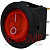 картинка Переключатель круглый с подсв. MIRS-101-8C ON-OFF, 3pin, 6,5A, 220V, красный от интернет магазина Radiovip