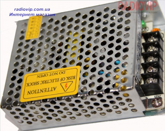 картинка Блок питания для LED ленты 200W, 12V, 16,7A, негерметичный от интернет магазина Radiovip