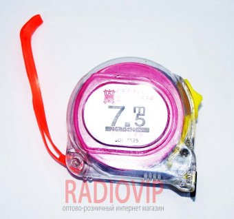 картинка Рулетка стальная,7,5м,Q12 от интернет магазина Radiovip