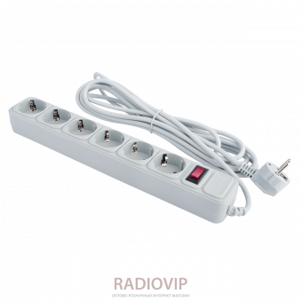 картинка Сетевой фильтр LogicPower LP-X6 4.5 м 6 розеток Grey от интернет магазина Radiovip