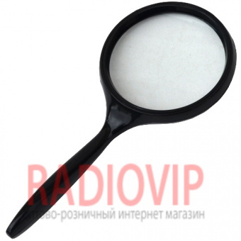 картинка Лупа 3 кратная, диаметр-75мм (86043) от интернет магазина Radiovip