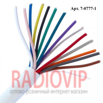 картинка Кабель сигнал. VKcable 14жил без экрана 14Cх(7х0,22мм)CCA, белый, 100м от интернет магазина Radiovip