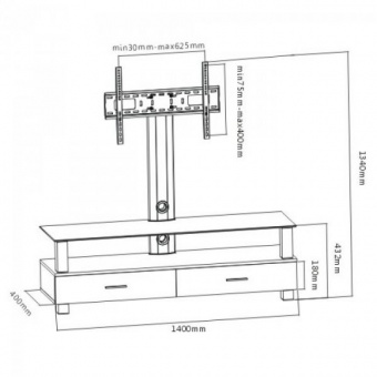 картинка Тумба LK-203L от интернет магазина Radiovip